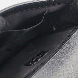 Pre Owned Chanel Large Caviar Boy Bag