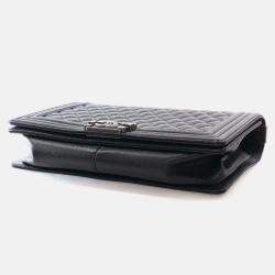 Pre Owned Chanel Large Caviar Boy Bag