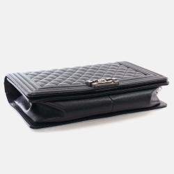 Pre Owned Chanel Large Caviar Boy Bag