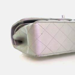 مملوكة مسبقًا حقيبة شانيل "كلاسيك دبل فلاب" جلد خروف صغيرة