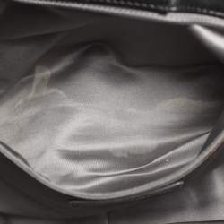 Pre Owned حقيبة شانيل بغطاء جلد أسود رودويد سلسلة حديثة