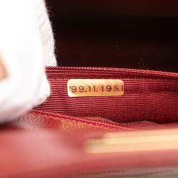 مملوكة مسبقًا Chanel Red Reissue 2.55 Quilted Caviar Top Handle Flap