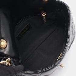 مملوكة مسبقًا Chanel Matelasse Black Leather Shoulder Bag