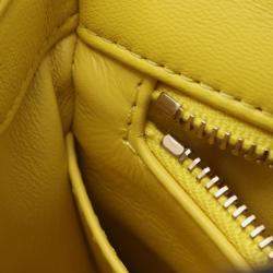 مملوكة مسبقًا Chanel Mini Yellow Lambskin Matelasse Shoulder Bag 