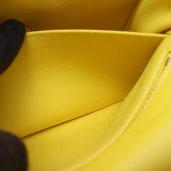 مملوكة مسبقًا Chanel Mini Yellow Lambskin Matelasse Shoulder Bag 