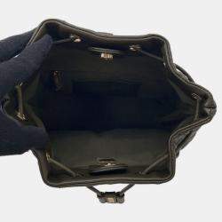 مملوكة مسبقًا Chanel Matelasse Coco Mark Black Lambskin Backpack