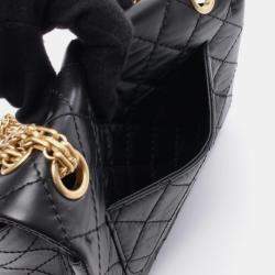 مملوكة مسبقًا Chanel 2.55 Mini Matelasse Shoulder Bag Leather Black