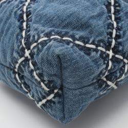 مملوكة مسبقًا Chanel 22 Mini Shoulder Bag Denim Blue