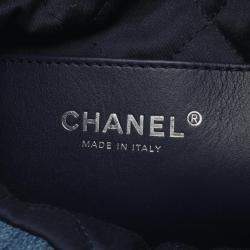 مملوكة مسبقًا Chanel 22 Mini Shoulder Bag Denim Blue