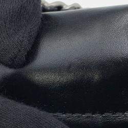 Pre Owned Chanel 22 Mini Handbag With Coco Mark Shiny Calfskin Leather Black