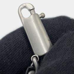 Pre Owned Chanel 22 Mini Handbag With Coco Mark Shiny Calfskin Leather Black