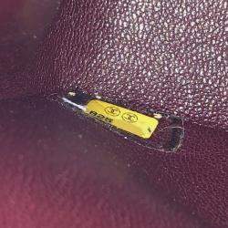 Pre Owned حقيبة شانيل ماتيلسي 25 مزدوجة السلسلة كتف غطاء جلد الخروف بسحابات فضية سوداء