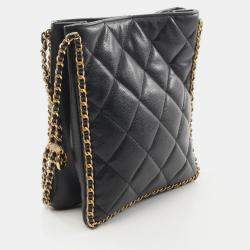 مملوكة مسبقًا Chanel Small Bag Matelasse Shoulder Caviar Skin (Grained Calf) Black