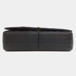 Pre Owned حقيبة كتف سلسلة شانيل غرز V جلد الحمل