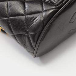 مملوكة مسبقًا Chanel Matelasse Backpack Lambskin (Sheepskin) Black