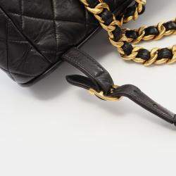 مملوكة مسبقًا Chanel Matelasse Backpack Lambskin (Sheepskin) Black