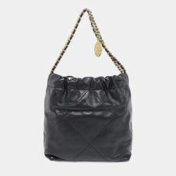 مملوكة مسبقًا Chanel 22 Line Black Leather Handbag