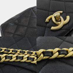 Pre Owned حقيبة كتف شانيل ماتلاسيه جلد عجل محبب