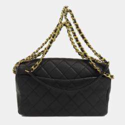 Pre Owned حقيبة كتف شانيل ماتلاسيه جلد عجل محبب