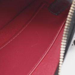 Pre Owned Chanel 19 Matelasse Small Hobo Shoulder Bag Leather Black