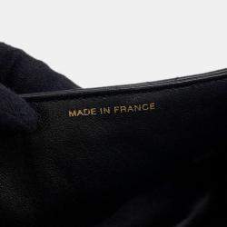 Pre Owned Chanel Chain Shoulder Bag Matelasse Double-Face Lambskin Black