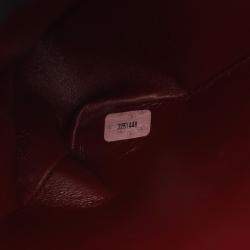 Pre Owned Chanel Deca Matelasse 34 Shoulder Bag Lambskin Leather Black