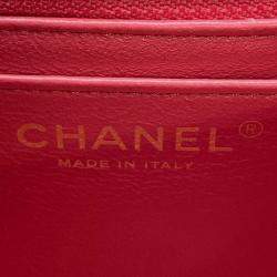 مملوكة مسبقًا Chanel Chain Shoulder Bag Mini Matelasse Coco Mark Caviar Skin