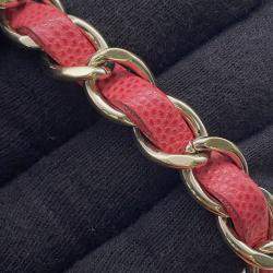 مملوكة مسبقًا Chanel Chain Shoulder Bag Mini Matelasse Coco Mark Caviar Skin