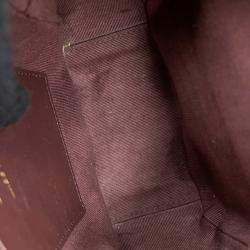 Pre Owned حقيبة ظهر شانيل كلاسيكية كوكو مارك صغيرة مطبقة جلد عجل أسود