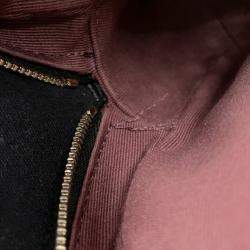 Pre Owned حقيبة ظهر شانيل كلاسيكية كوكو مارك صغيرة مطبقة جلد عجل أسود