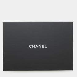 Pre Owned حقيبة ظهر شانيل كلاسيكية كوكو مارك صغيرة مطبقة جلد عجل أسود