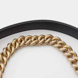 Pre Owned Chanel Boy Chanel Shoulder Bag In Grained Calfskin Leather Black