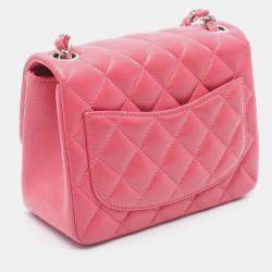 مملوكة مسبقًا Chanel Mini Matelasse Shoulder Bag Leather Pink