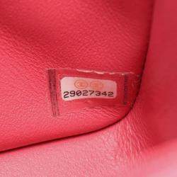 مملوكة مسبقًا Chanel Mini Matelasse Shoulder Bag Leather Pink