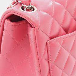 مملوكة مسبقًا Chanel Mini Matelasse Shoulder Bag Leather Pink