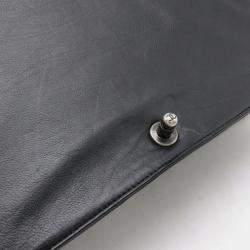 Pre Owned Chanel Boy Chanel 30 Large Matelasse Coco Mark Chain Bag Shoulder Calfskin Black