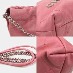 مملوكة مسبقًا Chanel Shoulder Bag Chanel 22 Mini Leather Pink