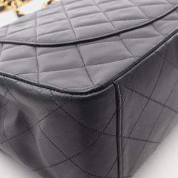 مملوكة مسبقًا حقيبة كتف شانيل ميتلاسي ٣٤ كتف جلد الخراف باللون الأسود