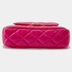 مملوكة مسبقًا Chanel Chain Shoulder Bag Matelasse Coco Mark Hobo Calfskin