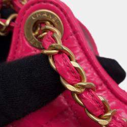 مملوكة مسبقًا Chanel Chain Shoulder Bag Matelasse Coco Mark Hobo Calfskin