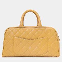 مملوكة مسبقًا حقيبة شانيل عارضة بولينج كافيار بيج كبيرة 2004-05