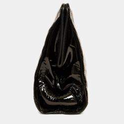 مملوكة مسبقًا حقيبة كلتش شانيل تايمليس إطار ببراءة سوداء 2012-13