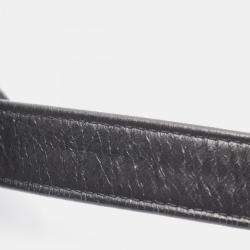 Pre Owned Chanel Boy Small Black Leather Shoulder Bag