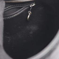 Pre Owned حقيبة شانيل ميداليون جلد كافيار  أسود توت