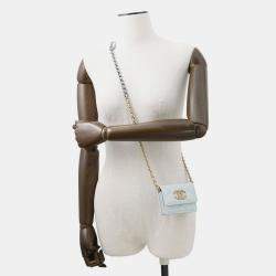 مملوكة مسبقًا Chanel Chain Wallet 19 Coin Purse Lambskin