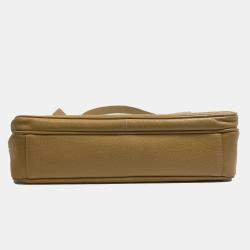 مملوكة مسبقًا Chanel Cc Coco Mark Chain Tote Bag Shoulder Caviar Skin Beige