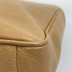 مملوكة مسبقًا حقيبة كتف شانيل سي سي مارك شال بيج