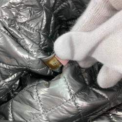 Pre Owned Chanel White Black Fabric Bag