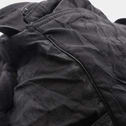 Pre Owned Chanel New Travel Line Tote Bag Nylon Black