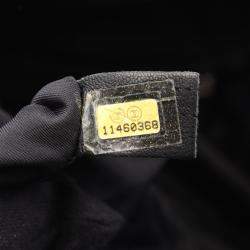 Pre Owned Chanel New Travel Line Tote Bag Nylon Black
